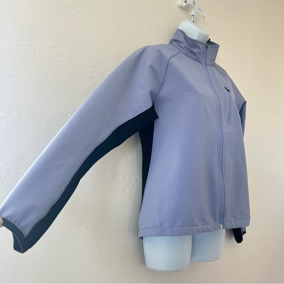 IBEX Women’s Merino Wool WindBlock Purple and Black Zip-Up Jacket Size L - Picture 3 of 10